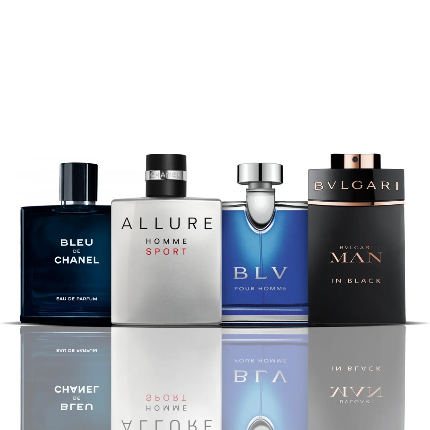 Set di 4 profumi  | Bleu de Chanel + Allure Sport + BLV + Man in Black